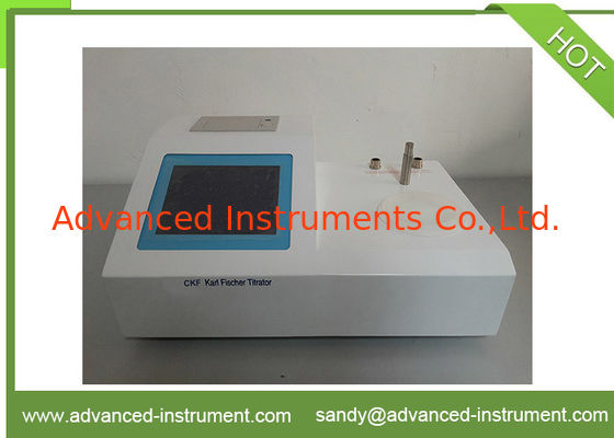 ASTM D6304 Lubricant Oil Coulometric Karl Fischer Titrator Water Content Tester
