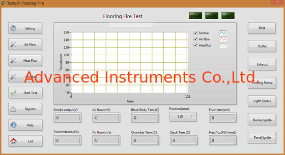 Flooring Radiant Panel Tester ASTM E648, EN ISO 9239-1,DIN 4102 Part 14.
