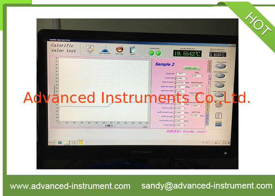 EN ISO 1716 Bomb Calorimeter For Fire Test of Building Products